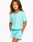 Rosie Romper - Clear Blue GIRLS chaserbrand