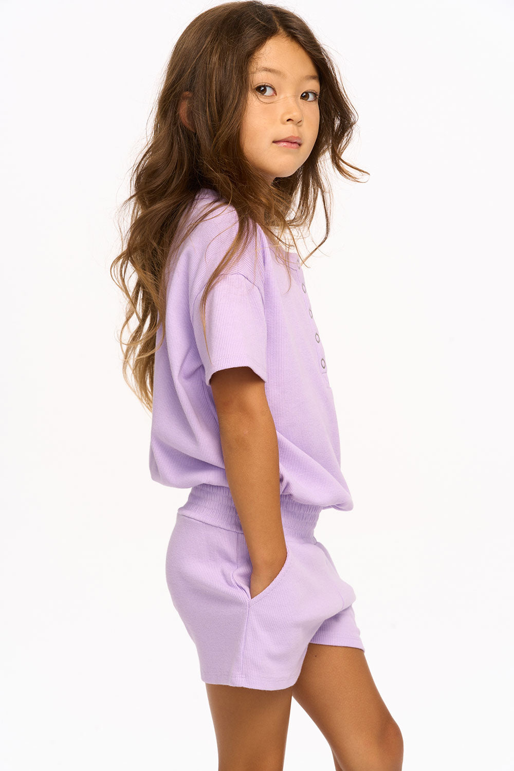 Rosie Romper - Digital Lavender GIRLS chaserbrand