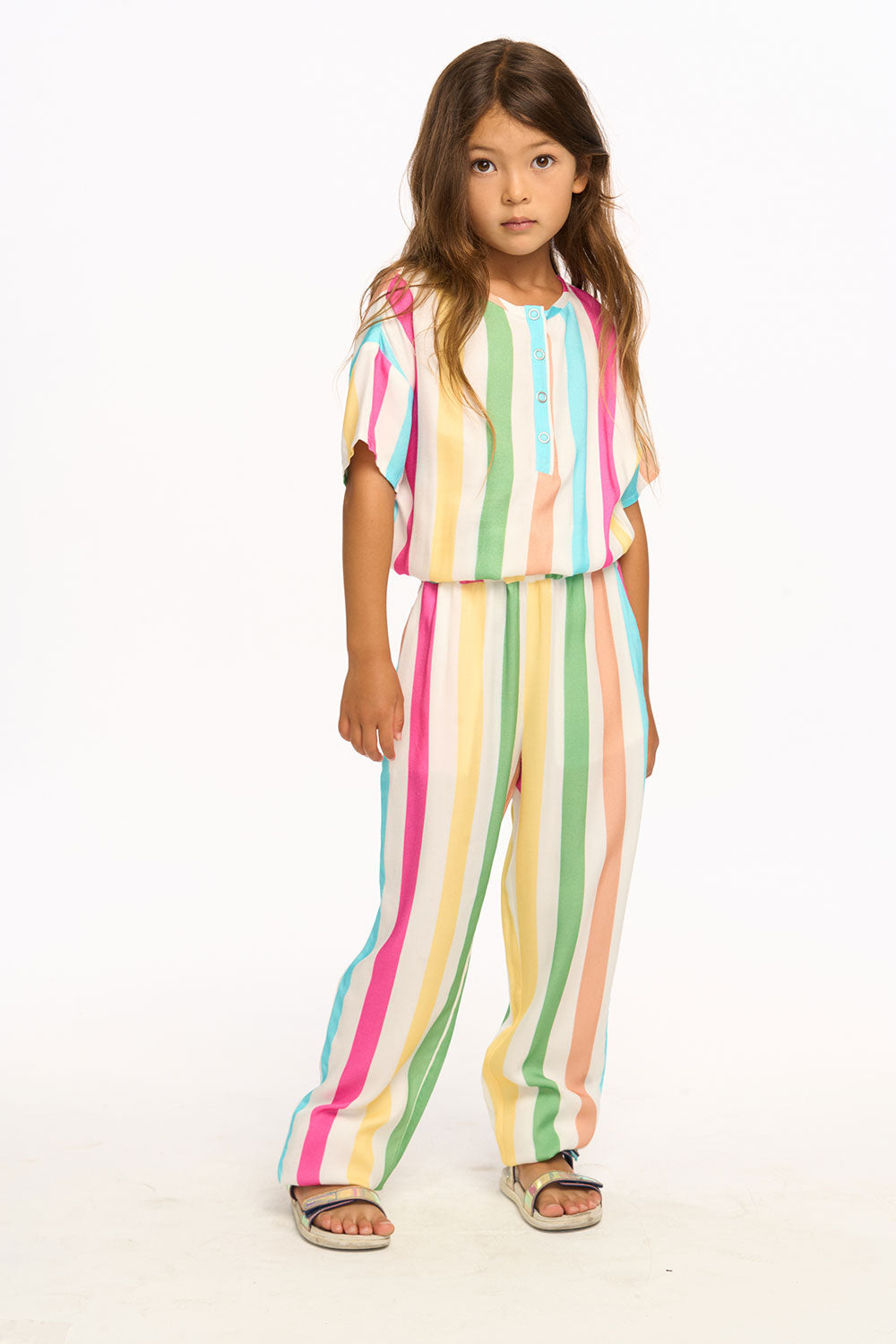 Multi Color Stripe Jumpsuit GIRLS chaserbrand