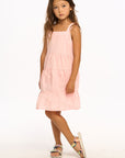 Nova Cotton Poplin Tank Dress - English Rose GIRLS chaserbrand