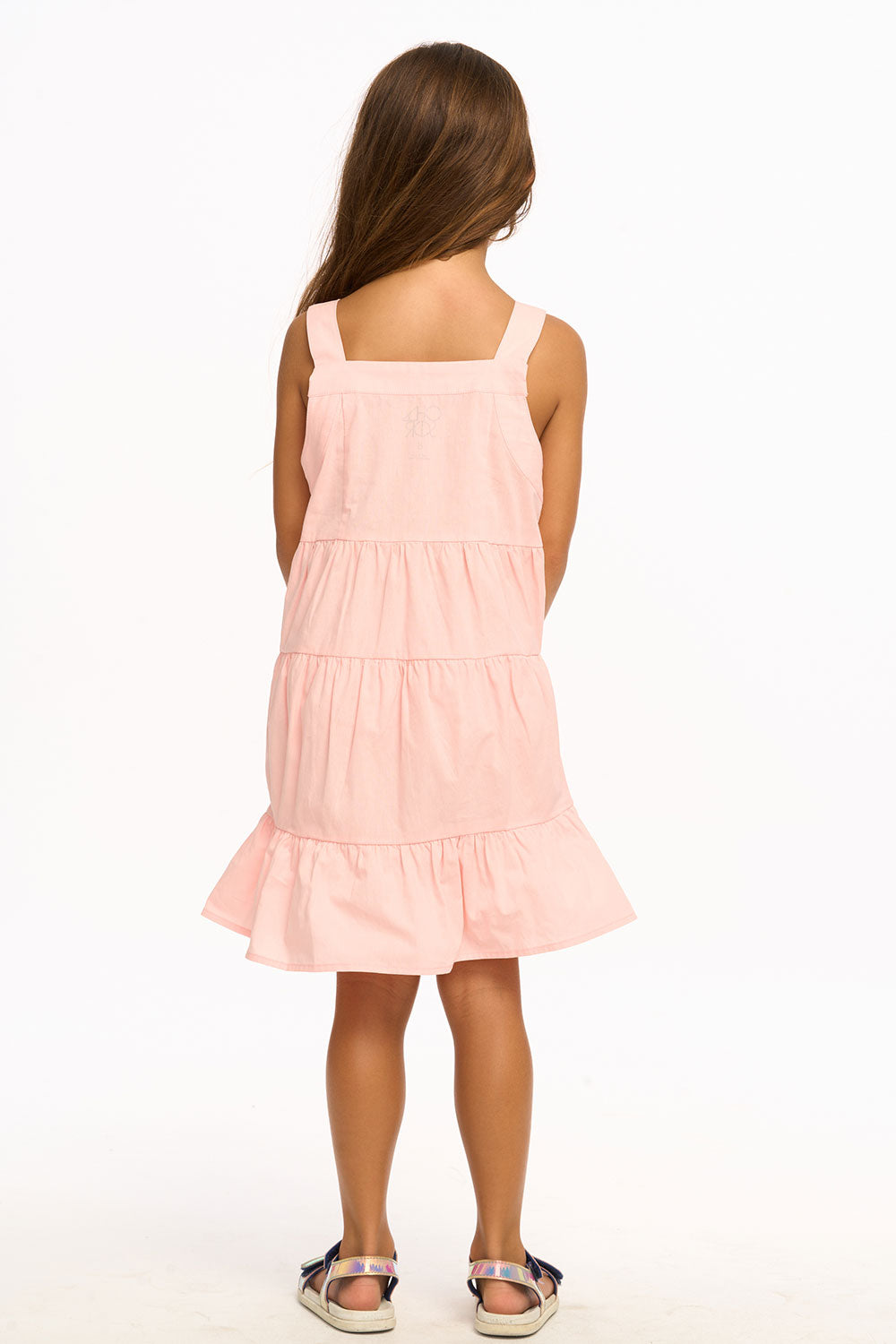 Nova Cotton Poplin Tank Dress - English Rose GIRLS chaserbrand