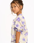 Lavender Watercolor Floral Top GIRLS chaserbrand