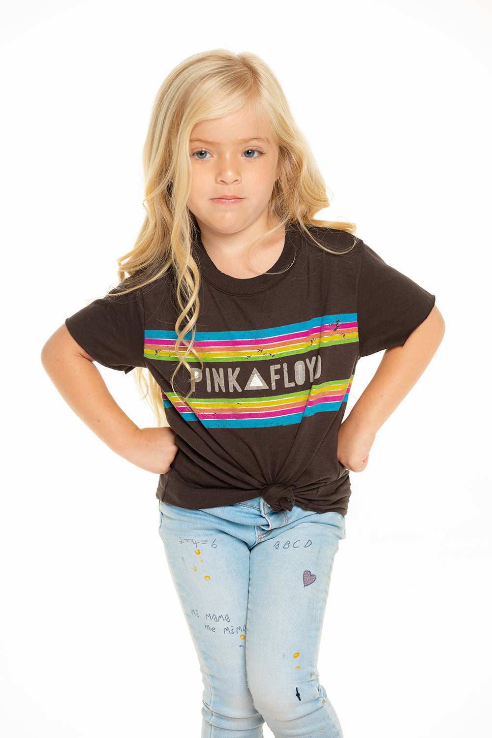 Pink Floyd - Neon Stripes Tee Recycled - chaserbrand