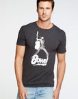 David Bowie - Bowie Guitar Crew Neck Tee MENS - chaserbrand