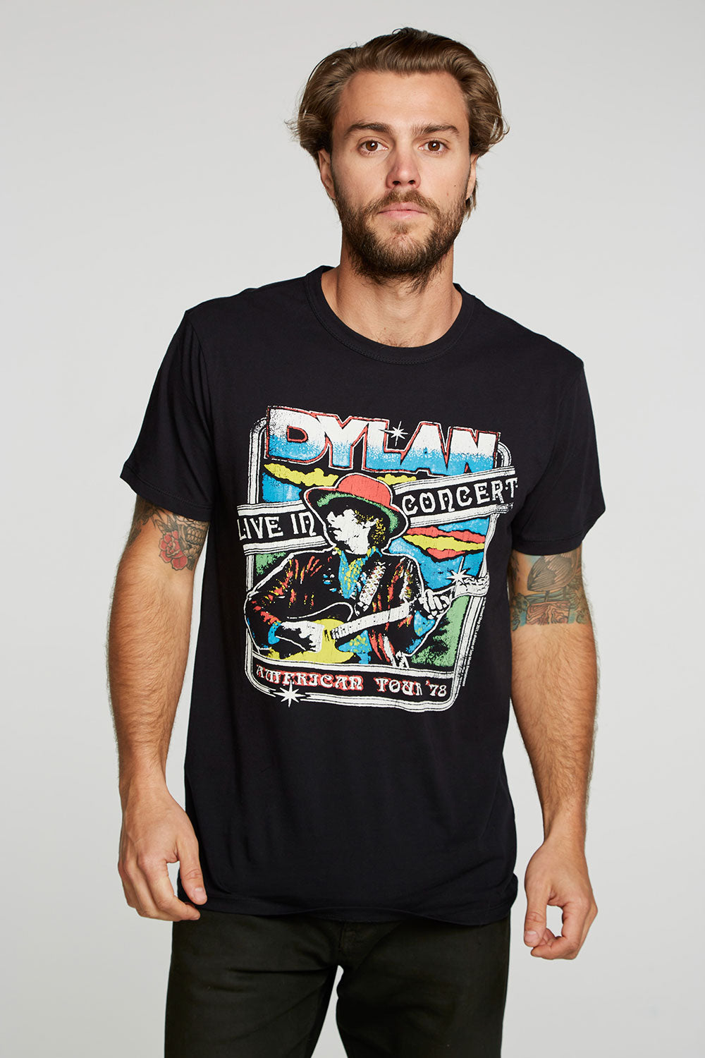 Bob Dylan - Live In Concert MENS - chaserbrand