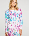 Tie Dye Peace Out Pullover WOMENS - chaserbrand