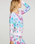 Tie Dye Peace Out Pullover WOMENS - chaserbrand