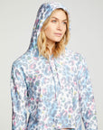 Painterly Leopard Hoodie WOMENS - chaserbrand