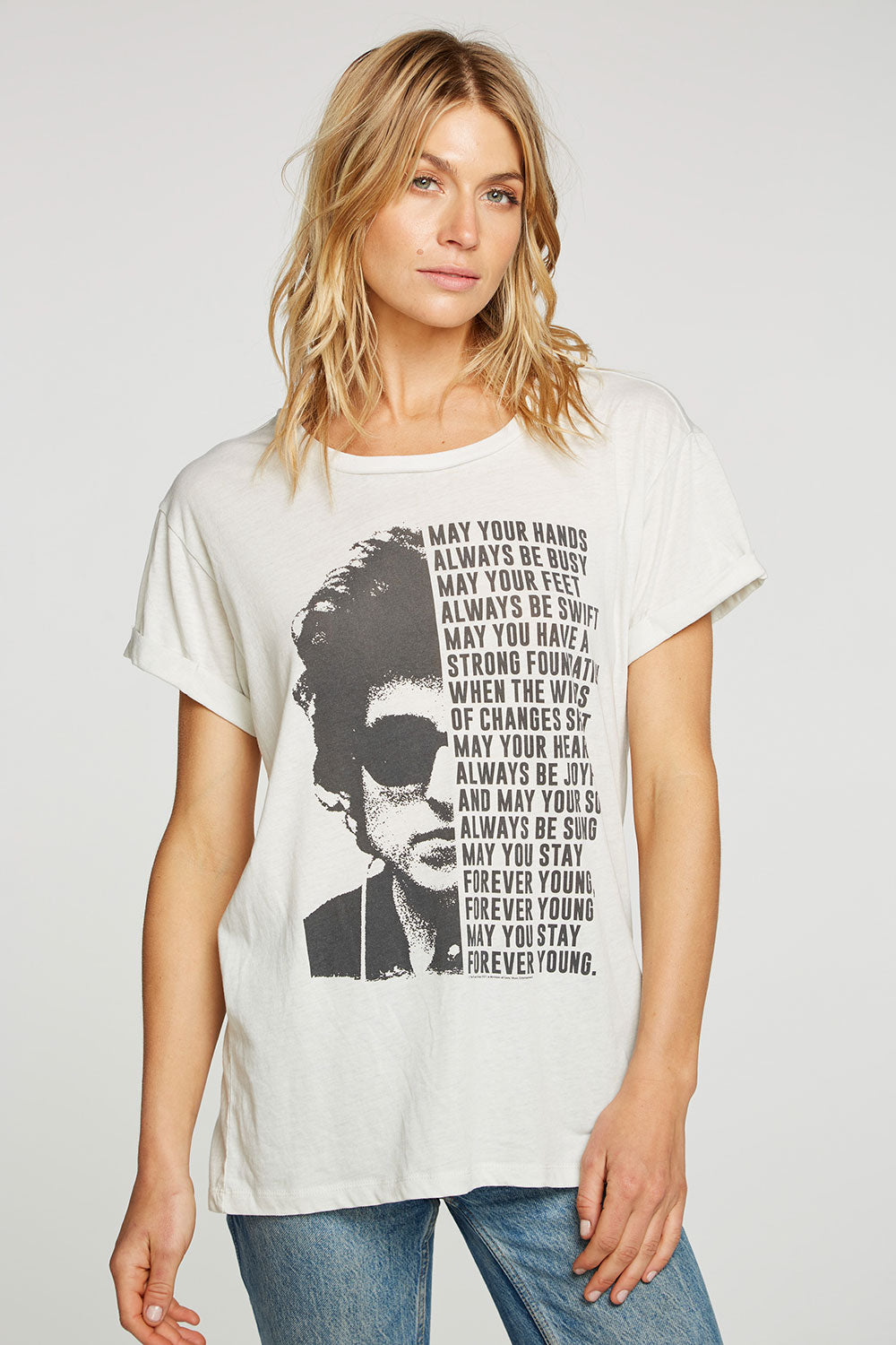 Bob Dylan - Forever Young WOMENS PLUS - chaserbrand