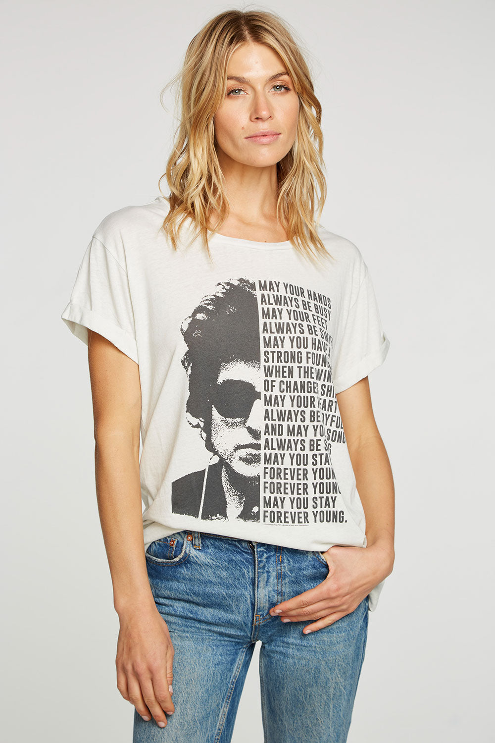 Bob Dylan - Forever Young WOMENS PLUS - chaserbrand