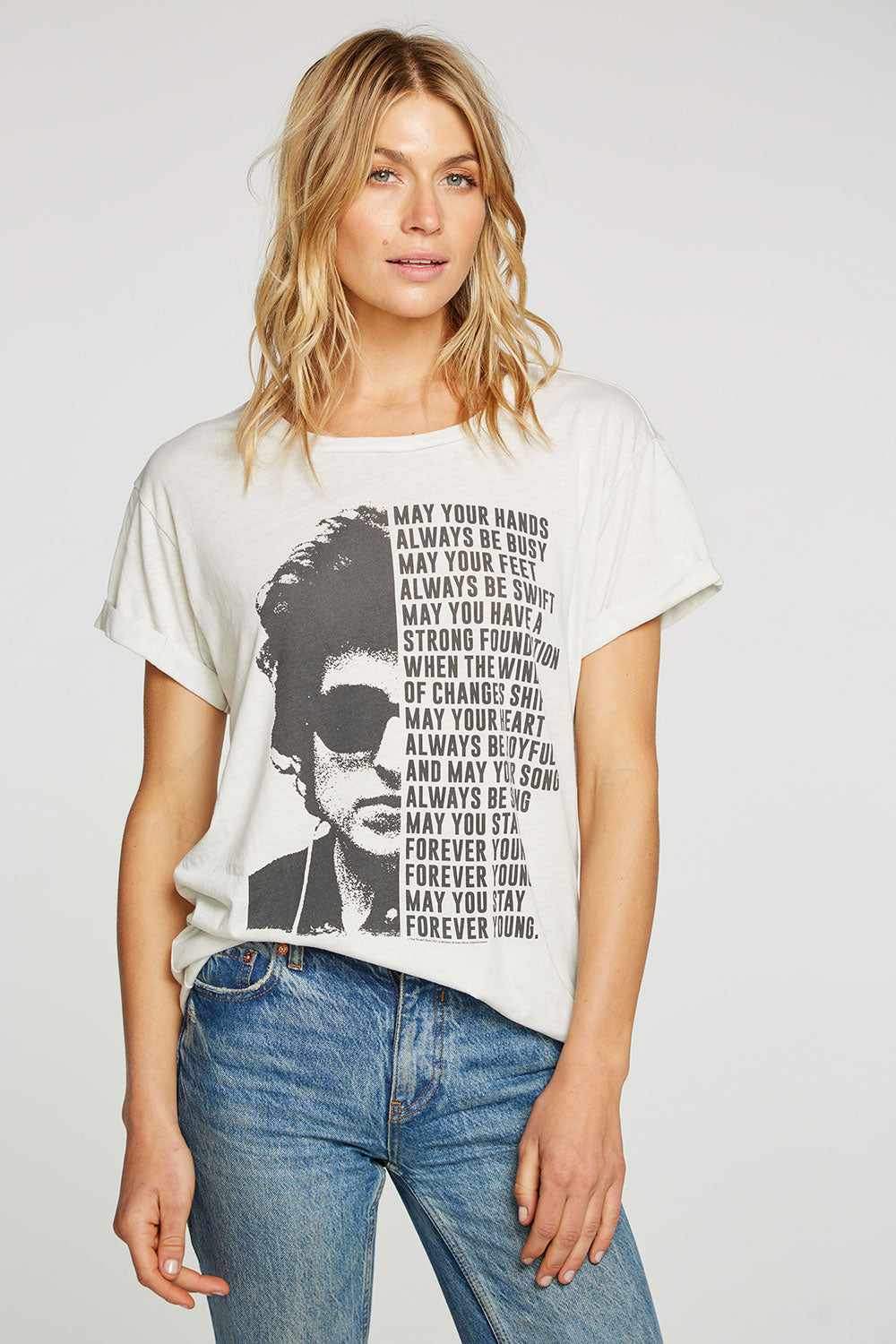 Bob Dylan - Forever Young WOMENS PLUS - chaserbrand