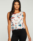 Heirloom Wovens Cropped Pocket Muscle Tank WOMENS - chaserbrand