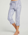 Linen French Terry Cropped Relaxed Raw Edge Jogger WOMENS - chaserbrand