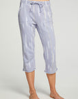 Linen French Terry Cropped Relaxed Raw Edge Jogger WOMENS - chaserbrand