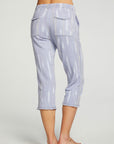 Linen French Terry Cropped Relaxed Raw Edge Jogger WOMENS - chaserbrand