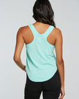 Gauze Jersey Hi Lo Shirttail Racerback Tank WOMENS - chaserbrand