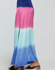 Stretch Silky Basics Side Slit Maxi Skirt WOMENS - chaserbrand