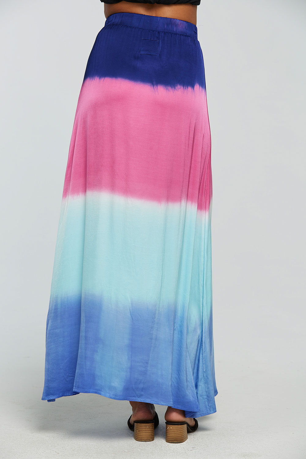 Stretch Silky Basics Side Slit Maxi Skirt WOMENS - chaserbrand