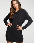 rPET Bliss Knit Long Sleeve Hooded Dress WOMENS - chaserbrand