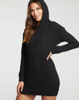 rPET Bliss Knit Long Sleeve Hooded Dress WOMENS - chaserbrand