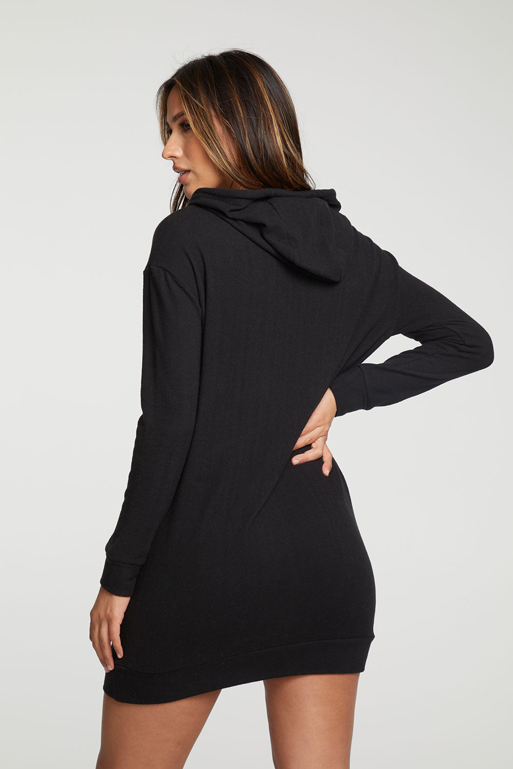 rPET Bliss Knit Long Sleeve Hooded Dress WOMENS - chaserbrand