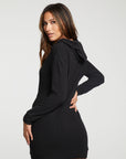 rPET Bliss Knit Long Sleeve Hooded Dress WOMENS - chaserbrand