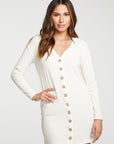 rPET Love Rib Button Down Cardigan Dress WOMENS - chaserbrand