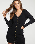 rPET Love Rib Button Down Cardigan Dress WOMENS - chaserbrand