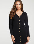 rPET Love Rib Button Down Cardigan Dress WOMENS - chaserbrand