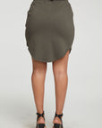 Cotton Fleece Shirttail Skirt WOMENS - chaserbrand