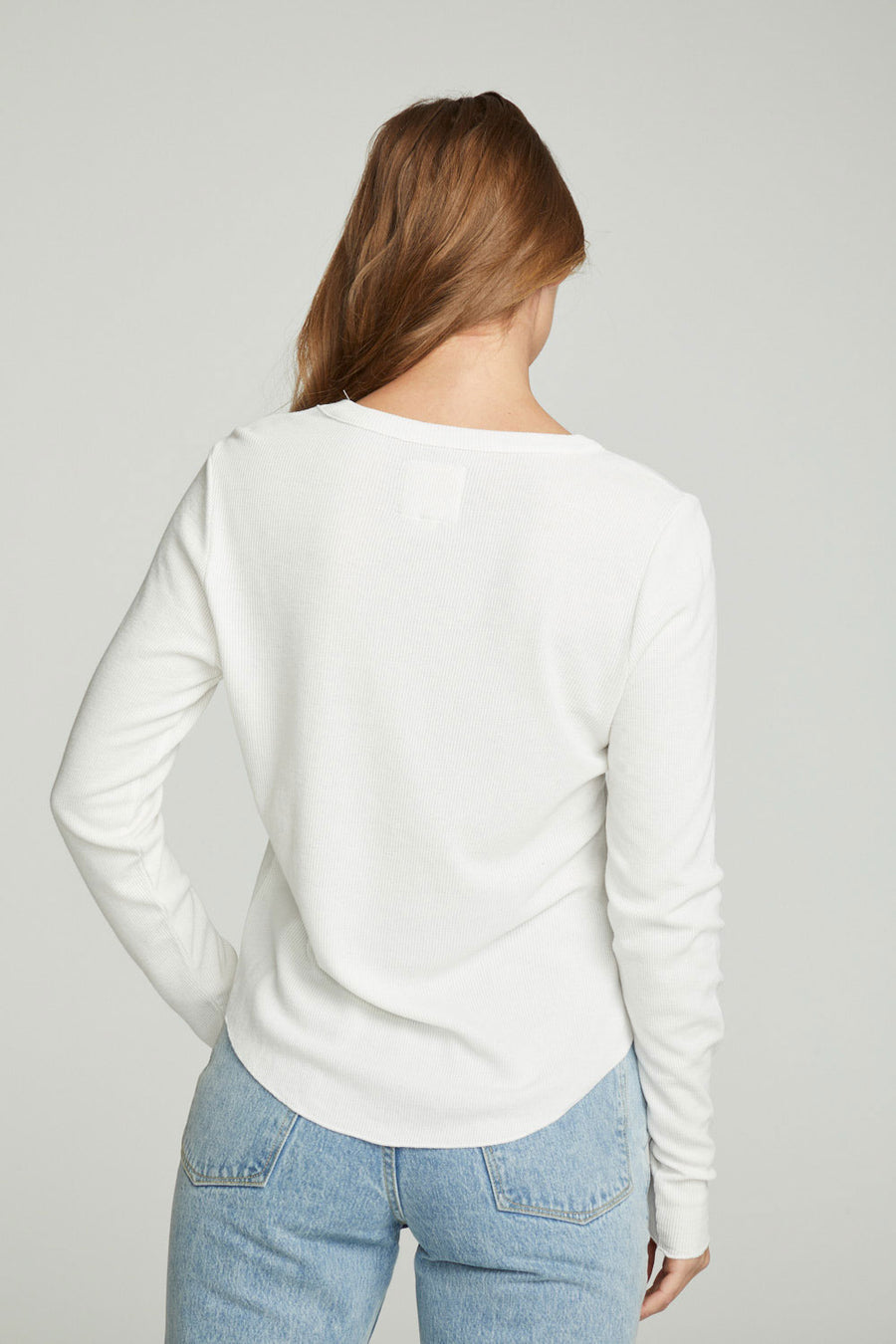 long sleeve shirttail tee