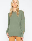 Bubble Sweater - Moss Womens chaserbrand