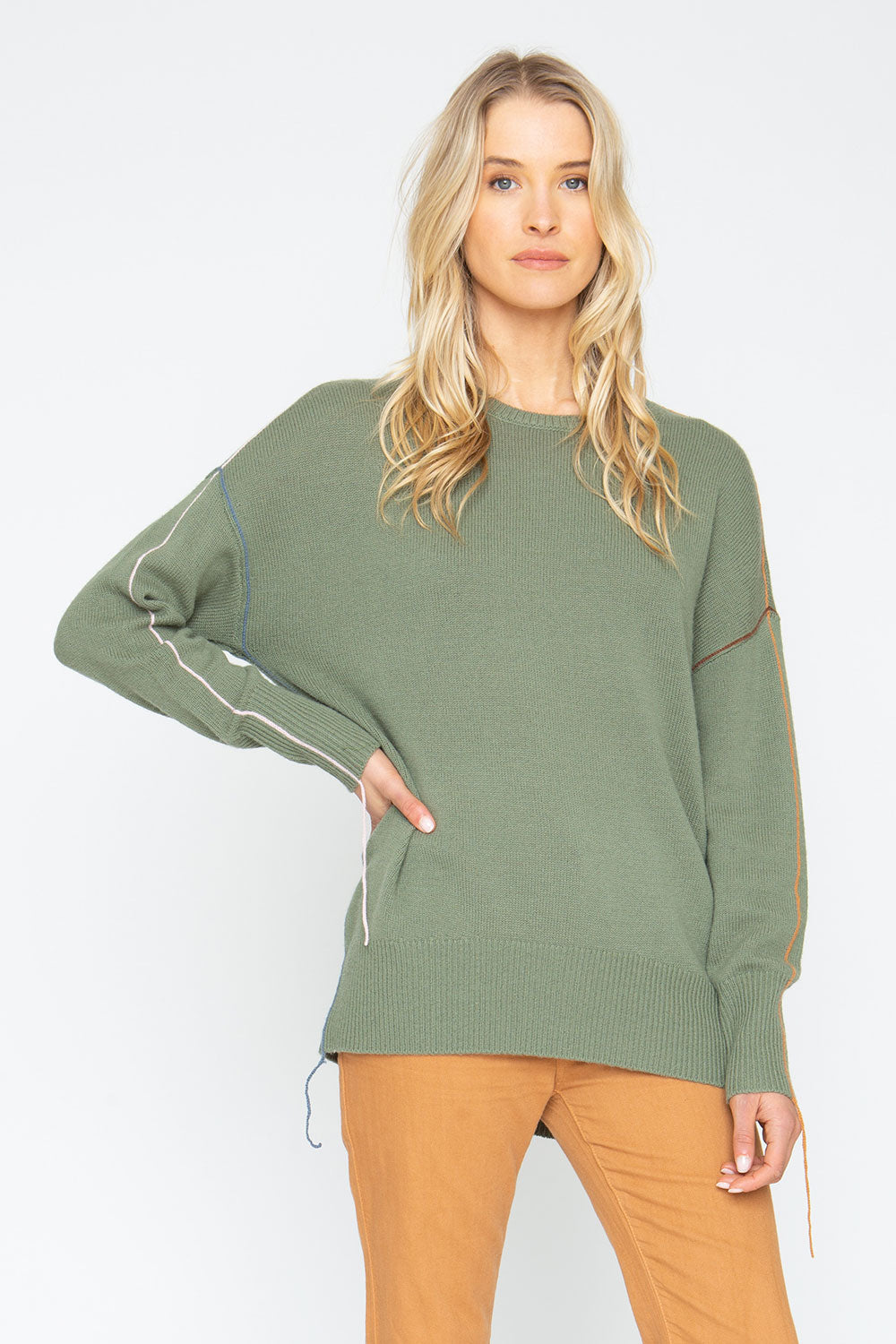 Bubble Sweater - Moss Womens chaserbrand