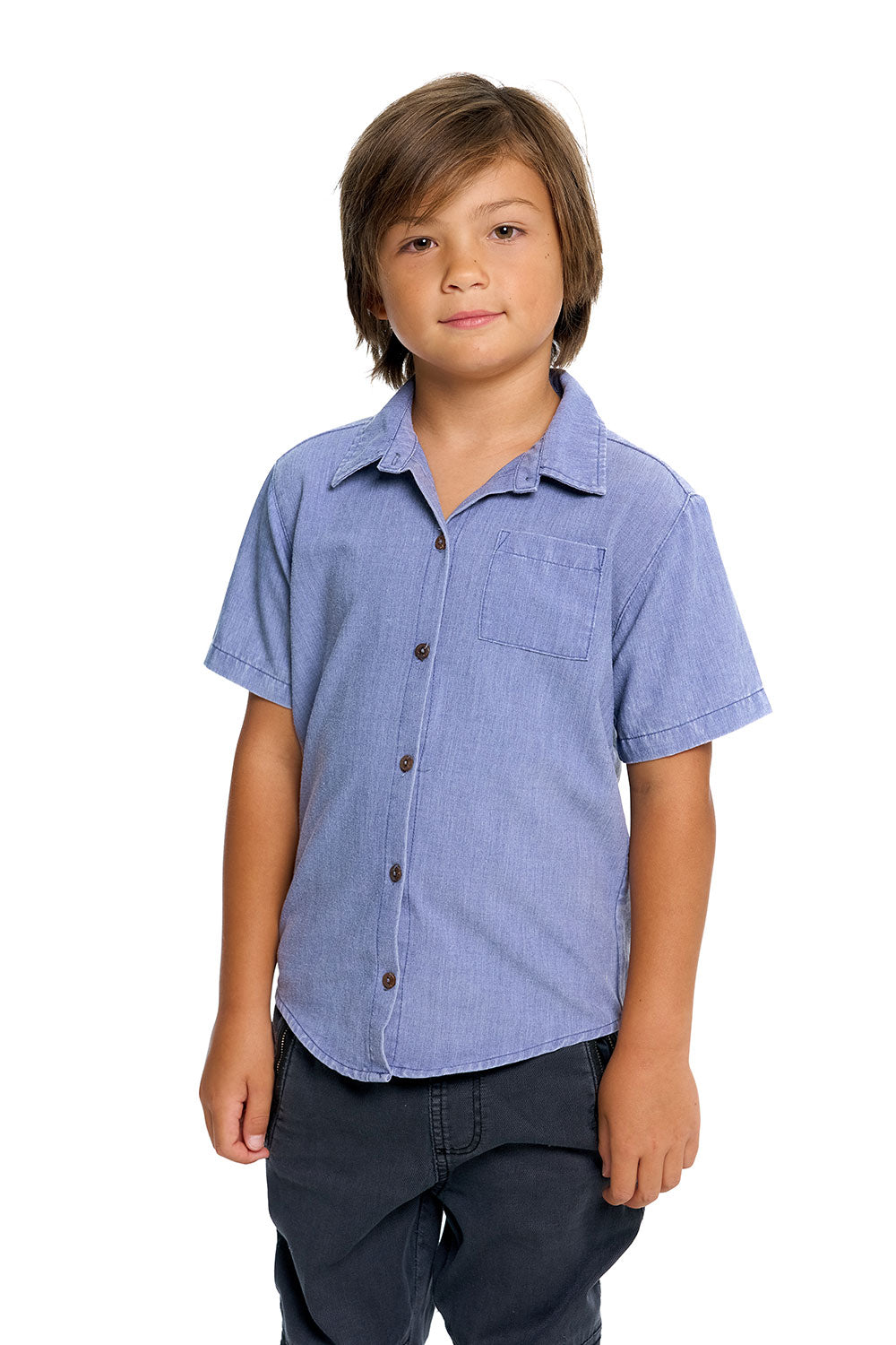 Boys Heirloom Wovens Short Sleeve Button Down Shirt BOYS chaserbrand